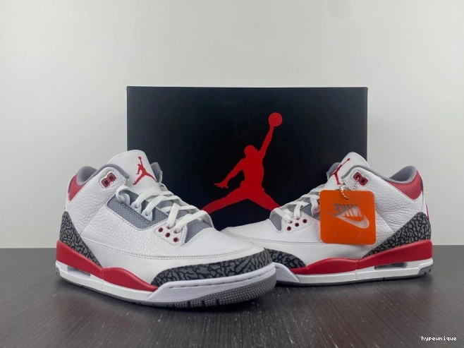 HYPE Jordan Red Air 3 Fire DN3707-160 OG 0711